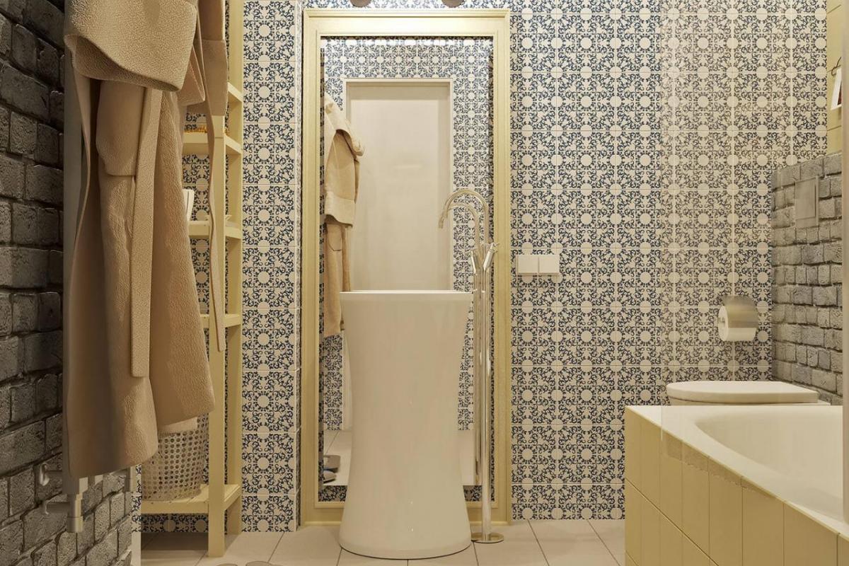 Интрерьер маленькой ванной комнаты | Ndesign.by